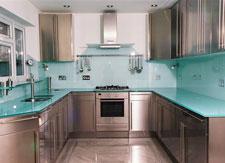 glass splashback