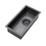 AXIXUNO 190U SOS Matte Black Sink