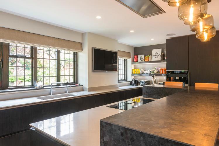 Antique Brown Granite Island