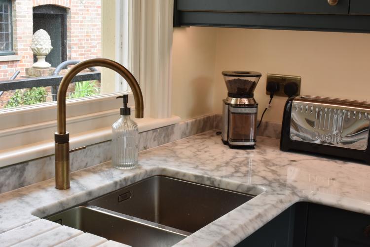 Venta White Granite Worktops