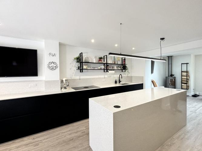 Silestone Blanco Stellar Quartz Worktops Kent