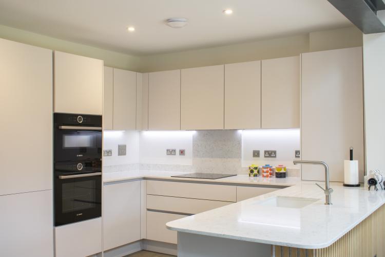 Silestone White Arabesque Quartz Worktops