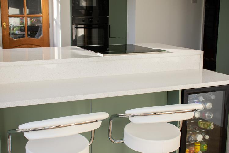 Global White Galaxy Quartz Worktops