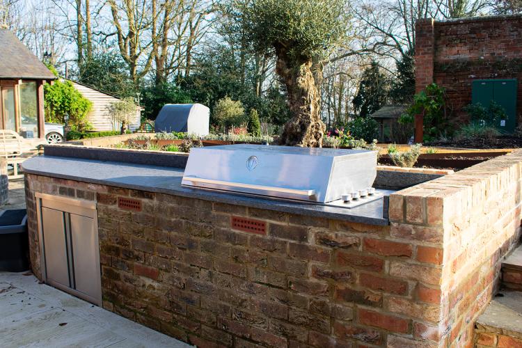 Steel Grey Leathered Granite Worktops