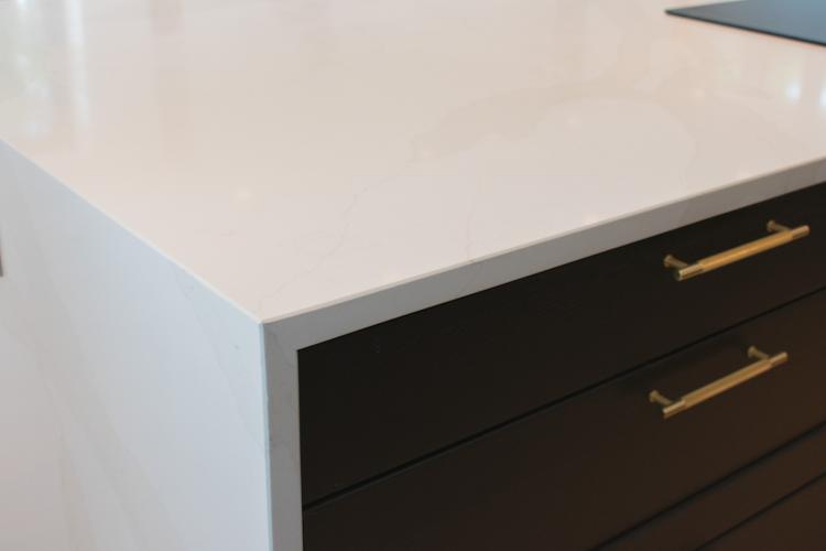 Mitred End Panels Quartz Worktops