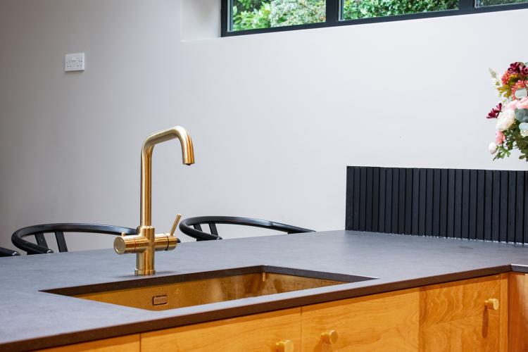 Black Porcelain Worktops