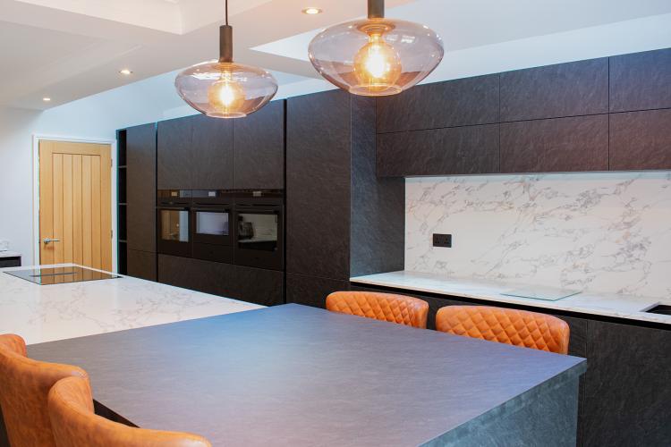 20mm Bloomstone Breccia Gold quartz worktops