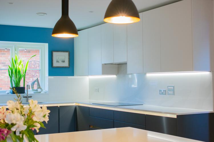 White Quartz Worktops in Kent