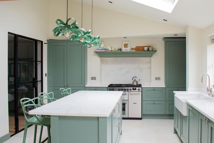 Green Quartz Worktops Kent