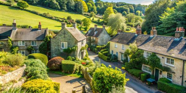 A Surrey village in the sun