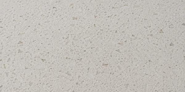 quartz worktop in london - white and zoomed in